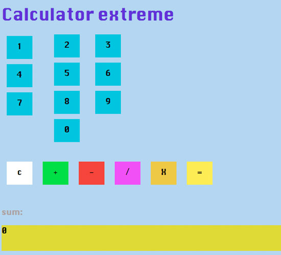 Calculator Extreme!